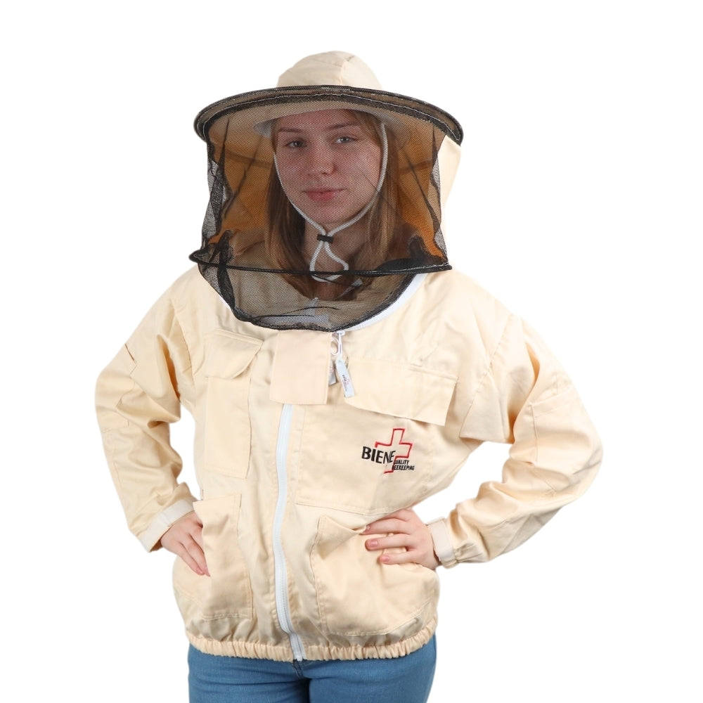 Biene+ Imkerschutzjacke mit Hut & Reißverschluss – GLOBE