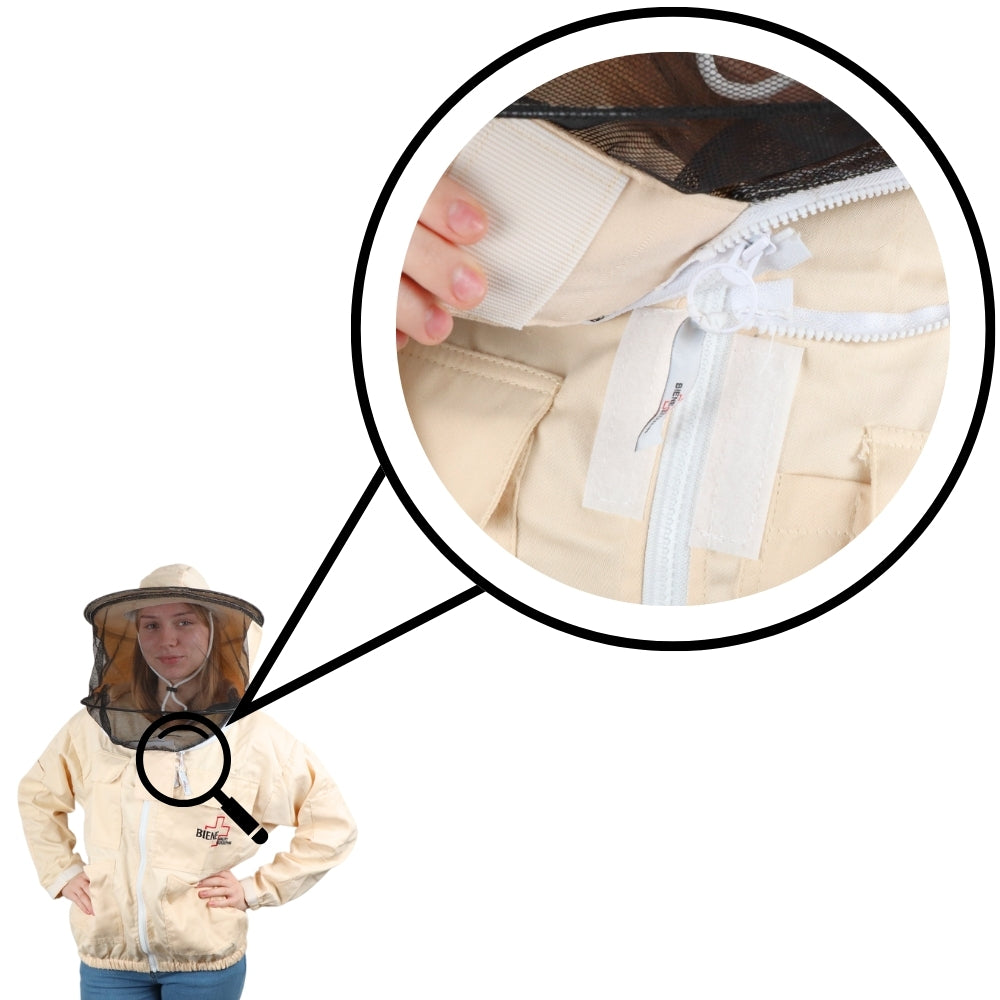 Biene+ Imkerschutzjacke mit Hut & Reißverschluss – GLOBE