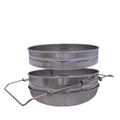 ApiHoney Doppio Filtro “240 MM” Acciaio Inox Convesso – regolabile in continuo