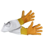 Imkerhandschuhe AIR mit Mesh-Stoffstulpe Gelb