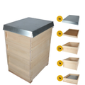 Holzbeute Zander Dr. Liebig mit Flachzargen