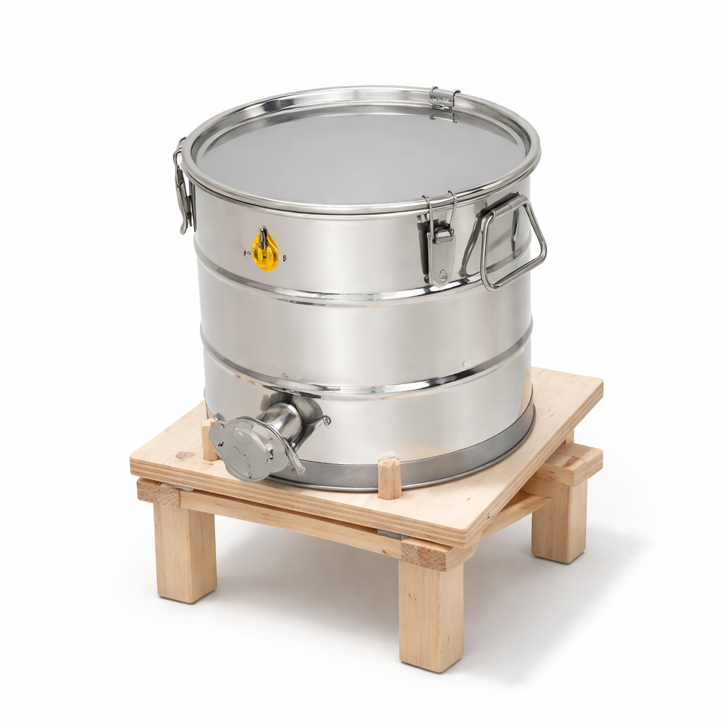Abfüllkübel aus Edelstahl 25 KG “HONEY BUDDY”